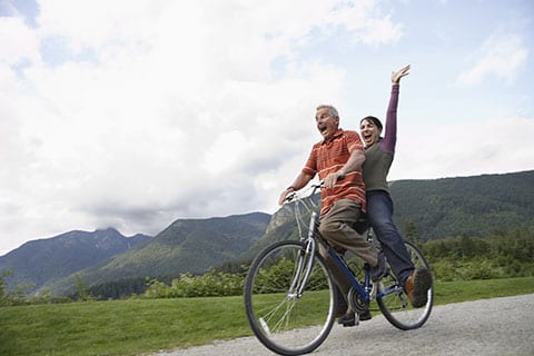 Bike couple