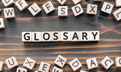 building blocks spell glossary