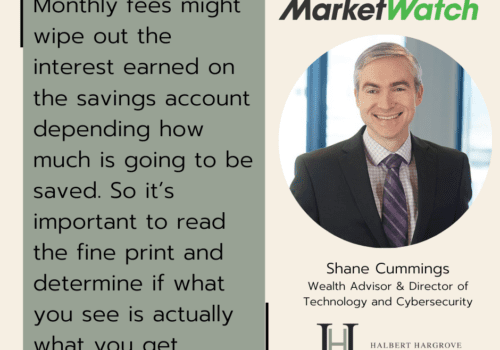 Shane Cummings quote in MarketWatch
